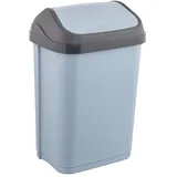 KEEEPER Mülleimer Swantje 10 L Schwingdeckel – Nordic Blue