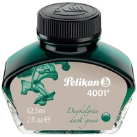 Pelikan Tintenglas Tinte 4001, Dunkelgrün, 62.5 ml, 1 Glas