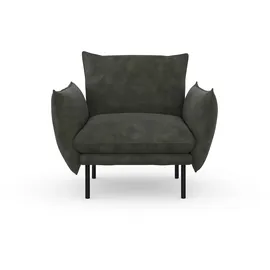 OTTO home Cocktailsessel Stine Polyester 96 x 86 x 86 cm Dunkelgrün