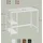 VASAGLE Schreibtisch 100 cm x 75 cm x 50 cm Weiß