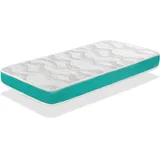xaluca Babymatratze 70x140 Milu Vert Höhe 14 Cm - Kindermatratze - Perforierter Und Atmungsaktiver Schaumstoffkern -dormalit