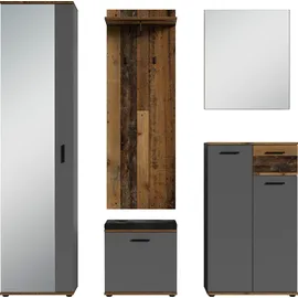 byLIVING Jakob Garderobenschrank 5 Stk. 0 x 0 x 0 grau