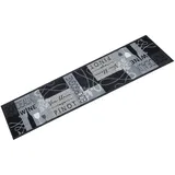 vidaXL Küchenteppich Waschbar Wein & Essen 60x180 cm Samt