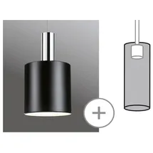 Paulmann URail Lampenschirm Tallis 2Easy schwarz matt