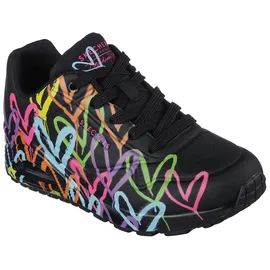 SKECHERS JGoldcrown Uno Highlight Love black/multi 39