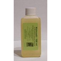 100 ml Rizinusöl vom Wunderbaum (Ricinus communis) 100% Bio, 1te Kaltpressung ohne chemische Zusätze