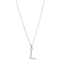 Smart Jewel Kette Buchstabe L mit Zirkonia Steine, Silber 925 Ketten   Silber Damen 