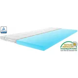 Matratzenauflage Topper 4cm H2 Hochwertige Visco-Schaum Memory Matratzentopper 180x200 cm, Atmungsaktiv für besten Komfort 4, weich