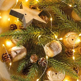 Kaemingk LED-Lichterkette Batterie 2,95 m warmweiß