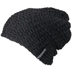 Gehäkelte Mütze "MB7941" Casual Oversized - black