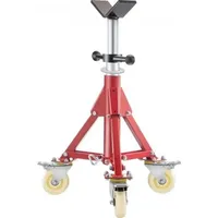 Vevor Rohrständer 400 kg Kapazität, Rohrstütze mit 2-Kugel-Transfer V-Kopf,