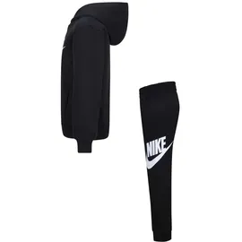 Nike Kids 86l135 Fleece Langarm-set - Black - 6-7 Jahre