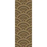 Queence Vinyltapete QUEENCE "Lenja", gold, B:0,9m L:2,5m, Vinyl, Tapeten, 90x250cm, selbstklebend, kinderleichte Anbringung,, Sticker