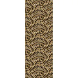 Queence Vinyltapete QUEENCE "Lenja", gold, B:0,9m L:2,5m, Vinyl, Tapeten, 90x250cm, selbstklebend, kinderleichte Anbringung,, Sticker