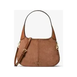 Michael Kors Alice Small Schultertasche Wildleder Brown