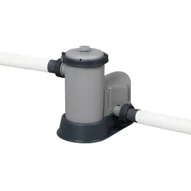 BESTWAY Power Steel Frame Pool oval Set 610 x 366 x 122 cm inkl. Filterpumpe (5-tlg.)