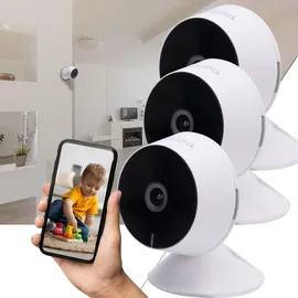 casativo Full-HD IP-Überwachungskamera Schwarz/Weiß