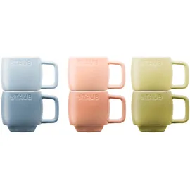 Staub Espressotasse 0,1 l Blau 6 St.