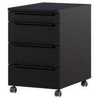 Germania 4377 Rollcontainer schwarz 4 Auszüge 42,0 x 60,0