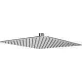 Evenes Kopfbrause Rumba, 1 Strahlart, 200x200 mm, Edelstahl gebürstet eckig