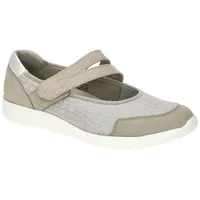 WALDLÄUFER K-Ira stein Damen Ballerina in Grau, Größe 6