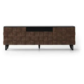JV Möbel Elegante Holz-Konsole 48 x 92 x 240 cm Braun