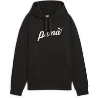 Puma ESS+ Script Hoodie Schwarz XS