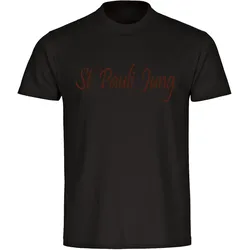 multifanshop Herren T-Shirt - St. Pauli - St. Pauli Jung - Druck braun - Männer