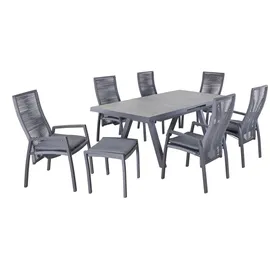 LC Garden Diwo Gartenstuhl 63 x 57 x 107 cm grau 1 St.
