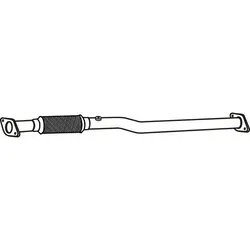 VEGAZ Abgasrohr HYUNDAI HUR-156 286102C100,286102D300