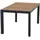 Siena Garden Silva Gartentisch 160,5 x 90 x 74 cm Anthrazit/Teak