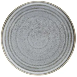 4 Olympia Cavolo flache, runde Teller | Holzkohle Dusk | 27cm | Porzellan