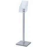 Showdown Showdown® Displays Prospektständer MB4C160 transparent DIN A5 4 Fächer 33,0 x 33,0 x 106,0 cm, 1 St.