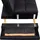 Mendler Schlafsofa HWC-K18 mit Ottomane, Couch Sofa Gästebett, Schlaffunktion 218x175cm Samt schwarz