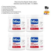 Mixa Urea Cica Repair+ Körperlotion für Trockene & Empfindliche Haut 4x400ml