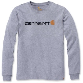 CARHARTT Herren Workwear Signature Graphic T-Shirt Core Logo Hellgrau S
