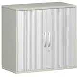 Geramöbel Rollladenschrank Stahl 80,0 x 42,5 x 72,0 cm grau/silber