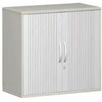 Geramöbel Rollladenschrank Stahl 80,0 x 42,5 x 72,0 cm grau/silber