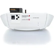 Marantec Comfort 360 Garagentorantrieb, Set inkl. 2 Handsender, elektrischer Torantrieb für Garagentore, Sektionaltore und Schwingtore, Weiß