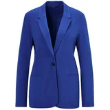 GOLDNER Kurzgröße: Damenblazer mit Reverskragen und Paspeltaschen", in royalblau | Gr.: 22