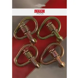 Doppel-Beschlag mit Ring für Airlineschiene, von Trailer Pool, 4 Stück
