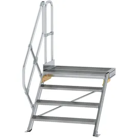 Günzburger MUNK Aluminium-Treppe Plattform 45° 4 Stufen