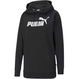 Puma Damen Pullover ESS Elongated Logo Hoodie TR, Black, XS, 586874