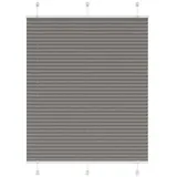 vidaXL Plissee Anthrazit 105x150 cm Stoffbreite 104,4 cm Polyester,