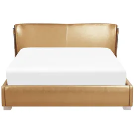 Beliani Paris 140 x 200 cm Gold