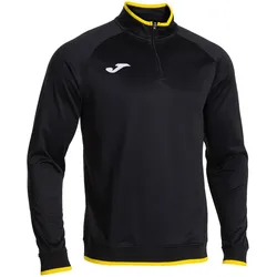 JOMA Combi Premium 1/4-Zip Sweatshirt Kinder 109 - schwarz/gelb 104
