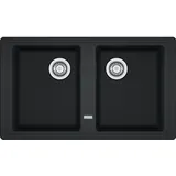 Franke BFG 620-86 links Einbauspüle Onyx Excenterbetätigung 860 x 500 mm