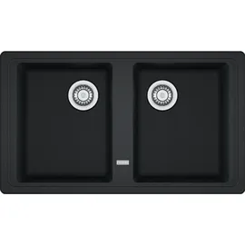Franke BFG 620-86 links Einbauspüle Onyx Excenterbetätigung 860 x 500 mm
