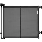 Eyeleaf Treppenschutzgitter Ausziehbare 0-140 cm 83 cm Hoch Schwarz