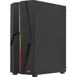 AeroCool Mecha ATX PC-Gehäuse, ARGB Front, Gehärtetes Glas, Lüfter 12cm